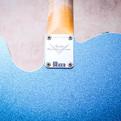 FENDER USA Custom Shop 60's Flamethrower Telecaster Custom Jrny Relic "Lake Placid Blue Sparkle" (2026) image 17