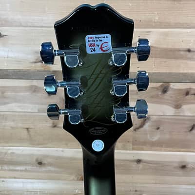 Epiphone Adam Jones Les Paul Custom Art Collection: Julie Heffernan's "Self-Portrait as Not Dead Yet" Electric Guitar - Antique Silverburst image 6