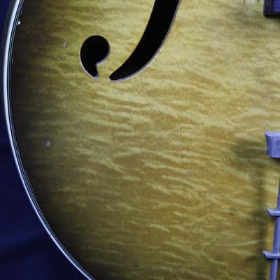 1960's Harmony H75 USA Made Vintage Maple Hollow-Body w/DeArmond & HSC image 14