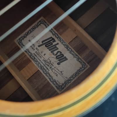 1970's Tomson GW280 Vintage Acoustic Guitar - Made in Japan image 5