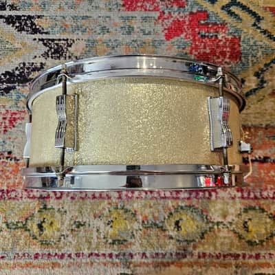 Ludwig Pioneer 14x5" 3-ply Snare Drum in Silver Sparkle - 1960s - No Badge or Vent Hole image 7