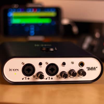 Icon ICOA-DUO44LIVE Pro Audio Duo 44 Live USB Audio Interface with Mobile Streaming Capabilities image 5
