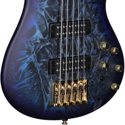 Ibanez SR305EDX Standard 5-String Electric Bass Cosmic Blue Frozen Matte image 5