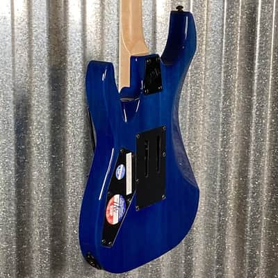 ESP LTD MH-203QM See Thru Blue Quilt Top Guitar MH203QMSTB #0337 Used image 7