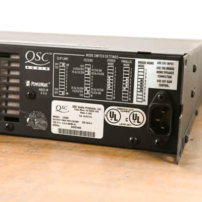 QSC CX302 2-Channel Power Amplifier CG0103G image 7