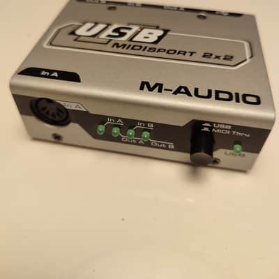 M-Audio MidiSport 2x2 Anniversary Edition USB MIDI Interface 2010s - Black image 1