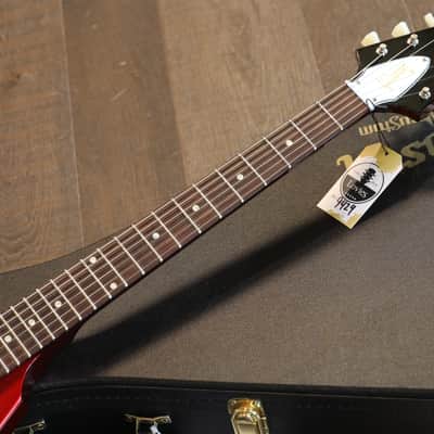 Minty! 2024 Gibson Custom Shop 1967 Reissue Flying V Electric Guitar Sparkling Burgundy + COA OHSC image 7