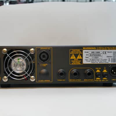 Markbass® -  LITTLE-AG-1000-58R - 1000W Bass Amplifier Head image 3
