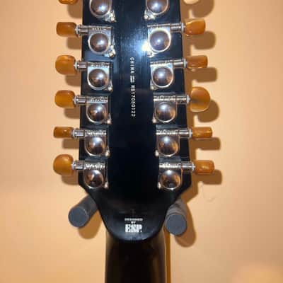 ESP LTD TL-12 with Rosewood Fretboard 2015 - 2017 - Black image 8