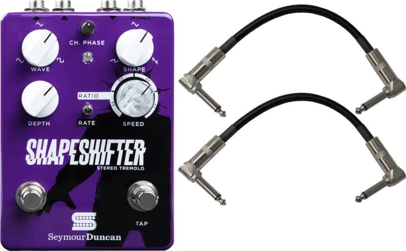 Seymour Duncan 11900-005 Tremolo Shape Shifter Pedal w/ Patch Cables image 1