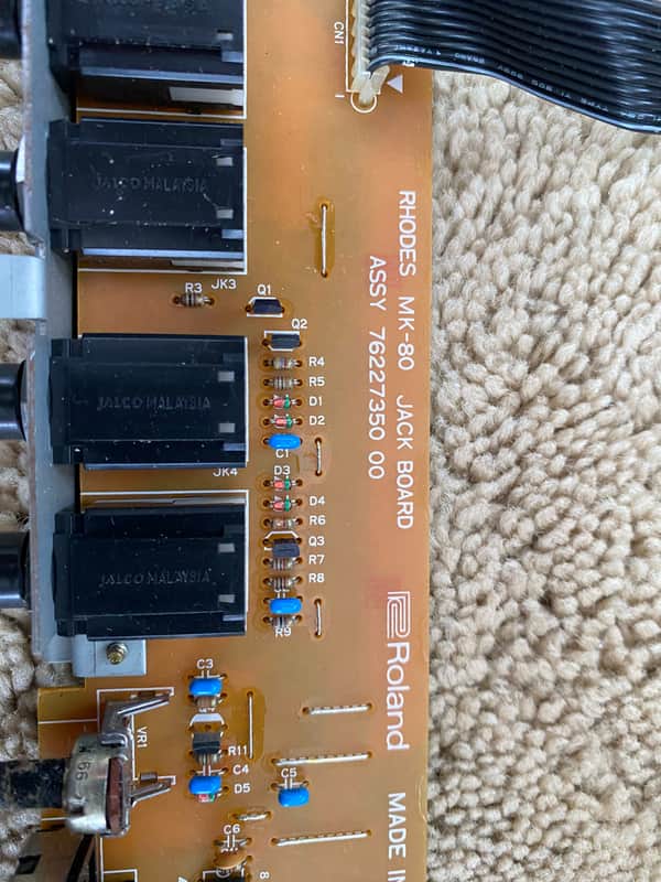 Roland Rhodes MK80 1989 Jack Board image 1