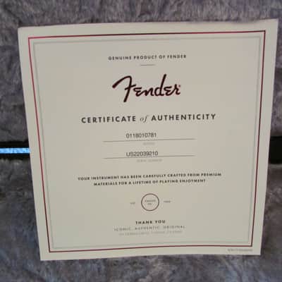 2022 Fender American Ultra Stratocaster Arctic Pearl Metallic w/OHSC & Tags NM/M image 4
