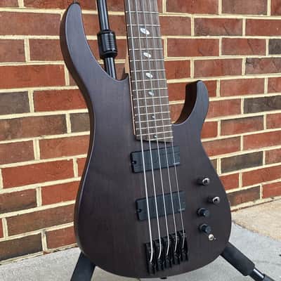 Caparison Brocken 5-Bass, Trans Black Matte, Fishman Fluence Pickups, Caparison Gig Bag image 3