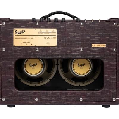 Supro Ambassador 2x10 - 35W/50W Combo - Burgundy Gold Scandia (1630RCBUR) | image 6