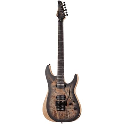 Schecter Reaper-6 FR S- Ebony Fingerboard, Satin Charcoal Burst image 14