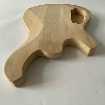 Unfinished 4 String Bass Guitar Basswood Body image 2