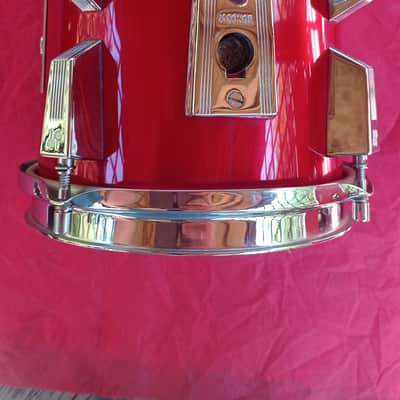 Ultra Rare Vintage 1987 Sonor Phonic Plus 8x8" Tom - Candy Apple Red - Excellent Condition image 4