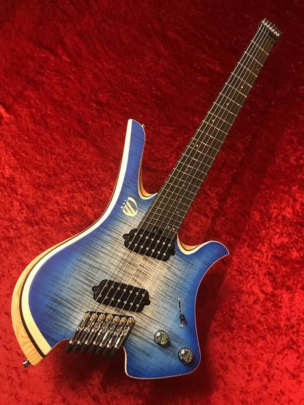 Overload Custom Guitars Themis 7 Custom -Blue Burst- | Reverb Canada