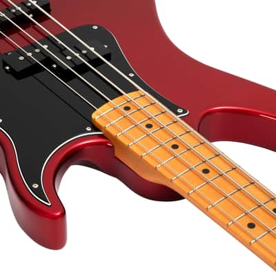 Vola Guitars ZVA 4 string bass - Candy Apple Red CLEARANCE SALE image 9