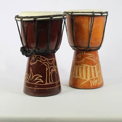 15.125" - 15.75" Handmade Kenyan Djembe's image 1