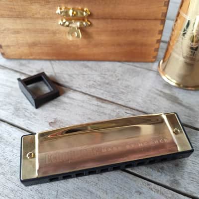 Hohner  Echophone No.3810 Harmonica, Historical Harmonica Collection, C.1990s, Echo Chamber, Key C. image 15