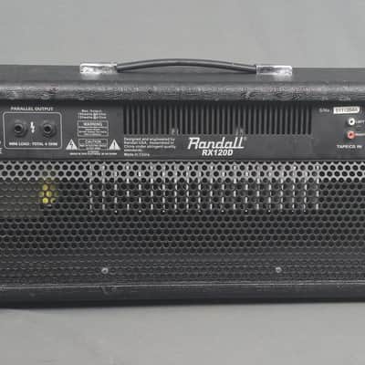 Randall RX120RH 2-Channel 120-Watt Solid State Guitar Amp Head with Spring Reverb 2010s - Black image 5