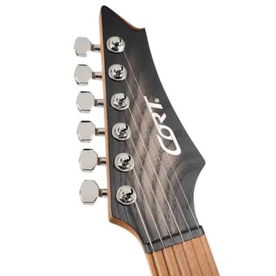 Cort X700OPBB X Series 700 Triality Electric Guitar. Open Pore Black Burst image 18