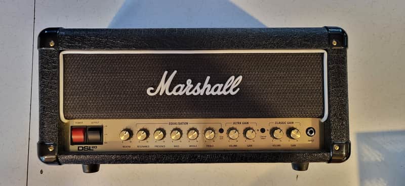 Marshall DSL20HR 2-Channel 20-Watt Guitar Amp Head 2018 - Present - Black image 1