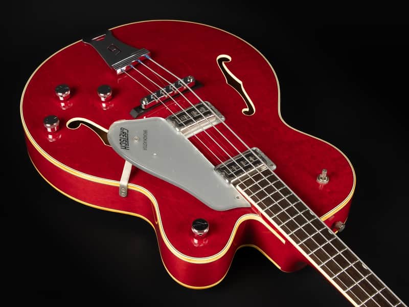 1991 Gretsch 6119B Broadkaster Bass - Cherry Red | Vintage Japan