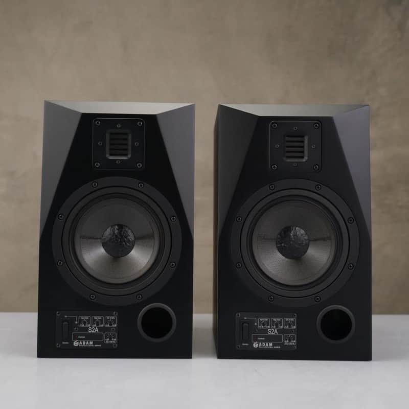 Adam S2A Active Monitors w/ Primacoustic Recoil Stabilizers & Mogami Gold #58846 image 1