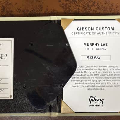Gibson Custom Shop 1959 Les Paul Standard Reissue Factory Burst Murphy Lab Light Aged (576) image 8