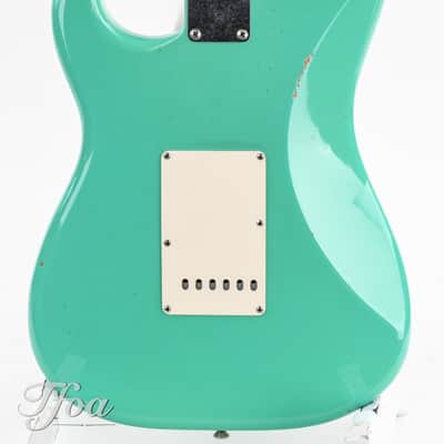 Fender 61 Stratocaster Relic Masterbuilt John English Seafoam Green 2002 image 8