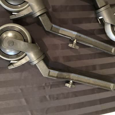 Adams Set of Three (3) Legs With Wheels & Brakes to an Adams Robert Van Sice 4.6 Oct Marimba-Excellent image 4