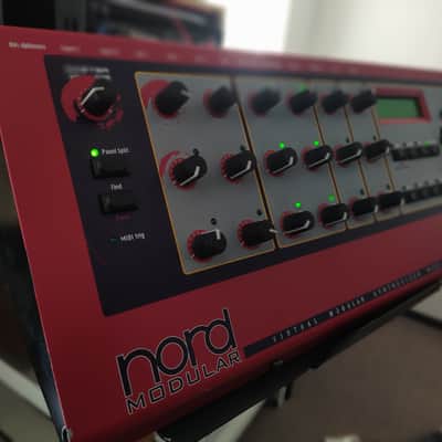 Nord Modular Rack Desktop / Rackmount Virtual Synthesizer 1997 - 2003 - Red image 2