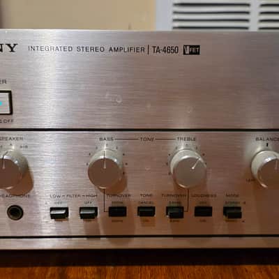Legendary Sony TA-4650 V-FET Amplifier (Tube-like Sound) - Amazing Condition! image 5