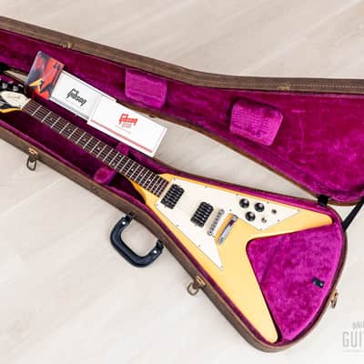 1983 Gibson Flying V '67 Spec Vintage Guitar Alpine White w/ Tim Shaw PAFs, Case & Hangtags image 20