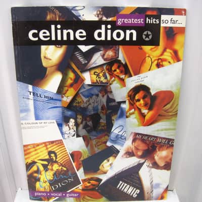 Celine Dion Greatest Hits So Far Sheet Music Song Book Songbook Piano Vocal Guitar image 1