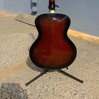 Aria Pro II FA-50E 1999 Brown Sunburst Hollow Body Electric Jazz Guitar image 14