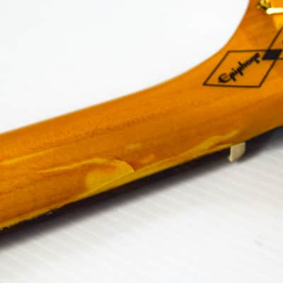 Epiphone '58 Korina Explorer Left-Handed (DEMO, Neck Repair)- Aged Natural image 14