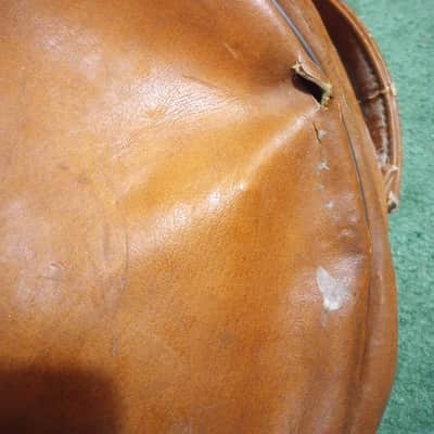 Hazel U.S.A. Vintage  12x8   Drum Bag/Case - Brown Leather image 7