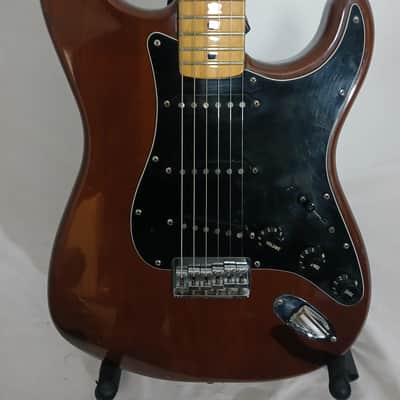 Fender Stratocaster with 3-Bolt Neck, Maple Fretboard 1973 - 1977 - Walnut (Mocha) image 2