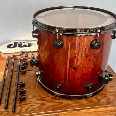DW Collector‘s Exotic Quilted Sapeli SSC Standard Drum Kit 2021 image 10