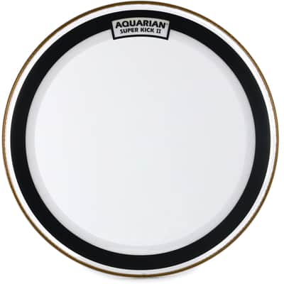 Aquarian Superkick II Clear Bass Drumhead - 22 inches image 1