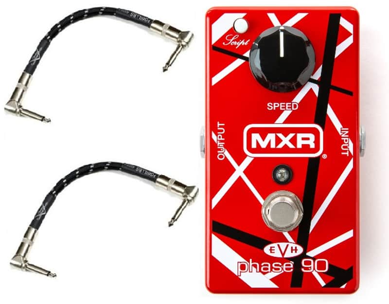 MXR EVH Eddie Van Halen Phase 90 Guitar Pedal EVH90 ( 2 Free Fender Patch Cables) image 1