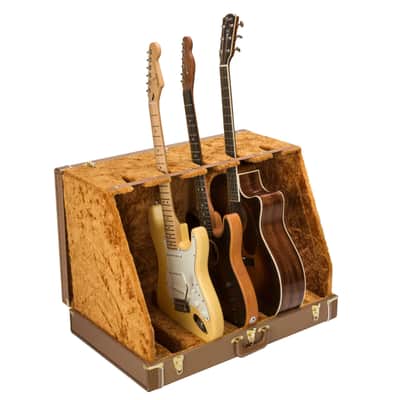 099-1015-522 Fender Classic Series 5 Guitar Case Stand, Brown