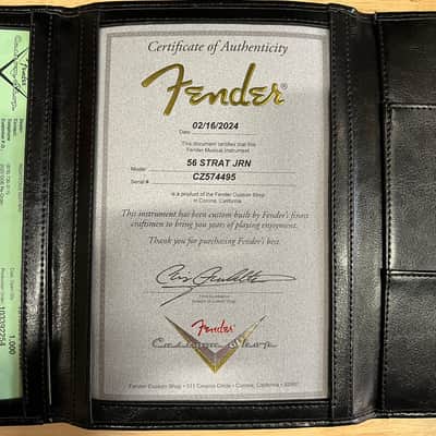 Fender Custom Shop 1956 Stratocaster Journeyman Relic - Aged Black - CZ574495 - PLEK'd image 12