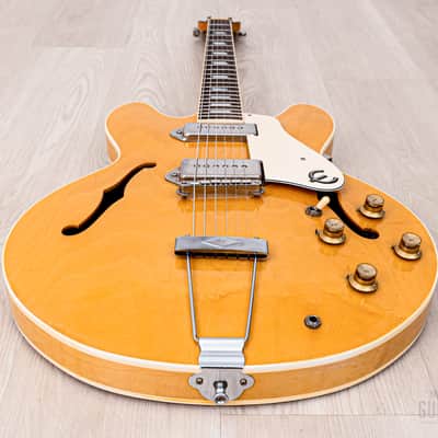1995 Epiphone Casino Natural Near-Mint, Pre-Elitist Revolution, Japan Terada image 11