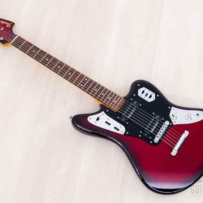 2008 Fender J-Craft Jaguar Special HH JGS-78 Gunmetal Red Burst w/ Bill Lawrence, Japan CIJ image 11