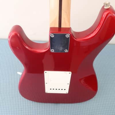 Almost Vintage 2004 Squier Vintage Modified Stratocaster Strat Guitar Candy Apple Red Made in Indonesia Very Clean Solid Guitar image 8