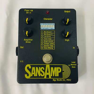 Tech 21 SansAmp Classic Early Type Vintage Pedal No "Classic" Logo the 1990s【Current situation merchandise】 image 2